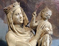 La statue de Notre-Dame de la Potterie