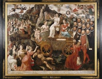 Allegorie van de vrede in de Nederlanden in 1577