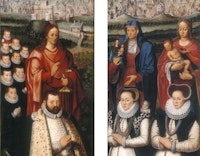Portretten van Juan II Pardo en zijn echtgenotes Anna Ingenieulandt en Maria Anchemant