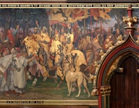 Die siegreiche Rückkehr der Flamen von der Schlacht der Goldenen Sporen im Jahr 1302