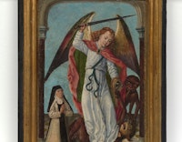 San Miguel luchando contra los demonios