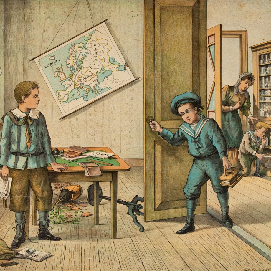 ethiek spel chef Verborgen parels uit de collectie: schoolplaat of schoolpraat? |  Verhuisblog | Musea Brugge