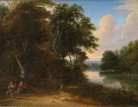Wooded Landscape with River