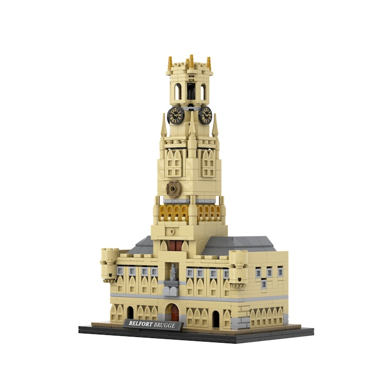 Unieke Legoversie van het Brugse Belfort te koop bij Musea Brugge