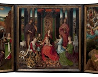 Triptychon von Johannes dem Täufer und Johannes dem Evangelisten