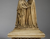 Albâtres. Visite de marie à sa cousine Elisabeth, Nord de la France/Flandre, 1420-1430