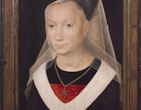 6.	Hans Memling, Portrait d’une femme inconnue